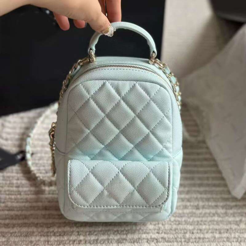 Designer Woman Backpack Mini Yellow Backpacks Grain Leather Luxury Back Pack Shoulder Bags Handbags Summer Color