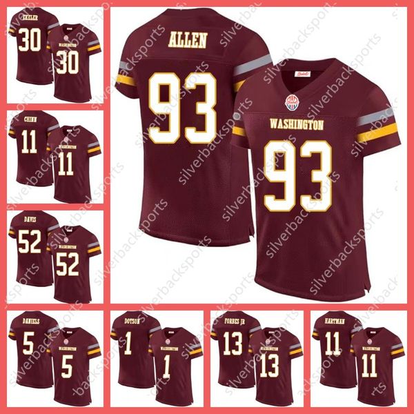 Shxinet Men-Women-Youth Customized Football Jersey Jayden Daniels Terry McLaurin JerzhanN ewton Jahan Dotson Bobby Wagner Stitched American