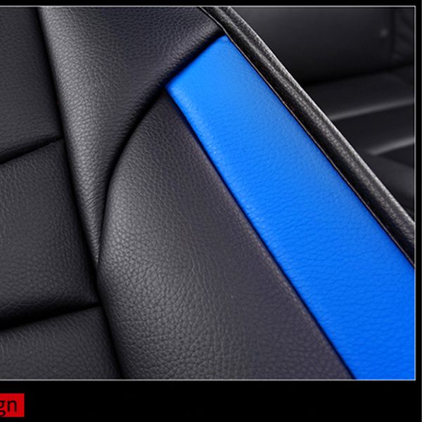 WZBWZX Leather Car Seat Cover For Chevrolet All Models Cruze Captiva Sonic Sail Spark Aveo Blazer Epica Car Accessories