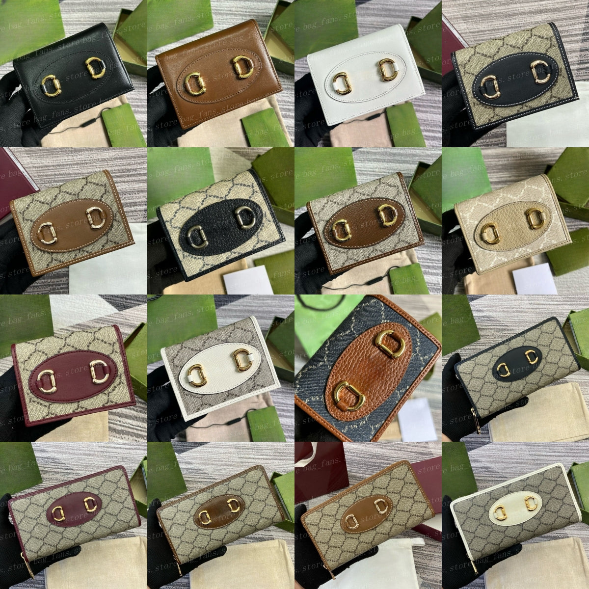 (go off picture not the description) 10A Premium Designer Wallets Women Men&#039;s Long Short Purses Fold Card Holders Festival Gifts 32942