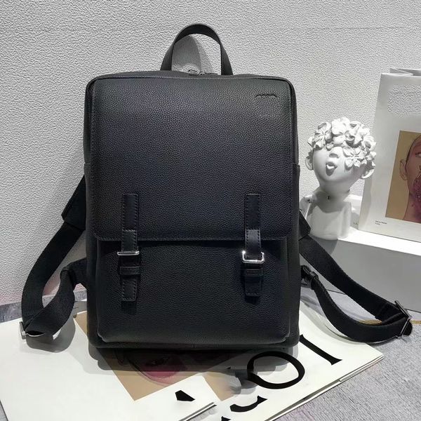 Famous brand men&#039;s soft grain real cowhide backpack men&#039;s fashion luxury shoulder bag Luggage Backpacks Laptop Travel Travelbag Ba