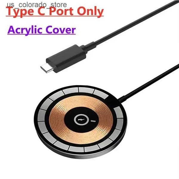 Wireless Chargers 100W magnetic wireless charger for Macsafe iPhone 15 14 12 Pro Max mini C-type fast wireless charging pad holder phone cha