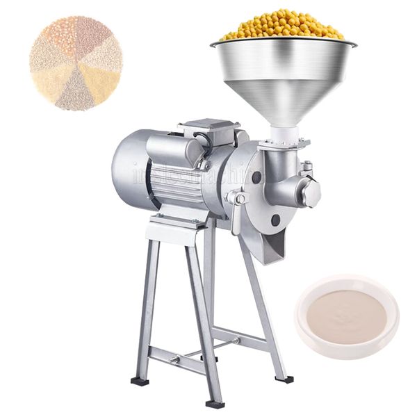 Multifunctional Grinder Commercial Corn Soya Beans Feed Milling Machine Household Grinding Grain Wet Powder purpose