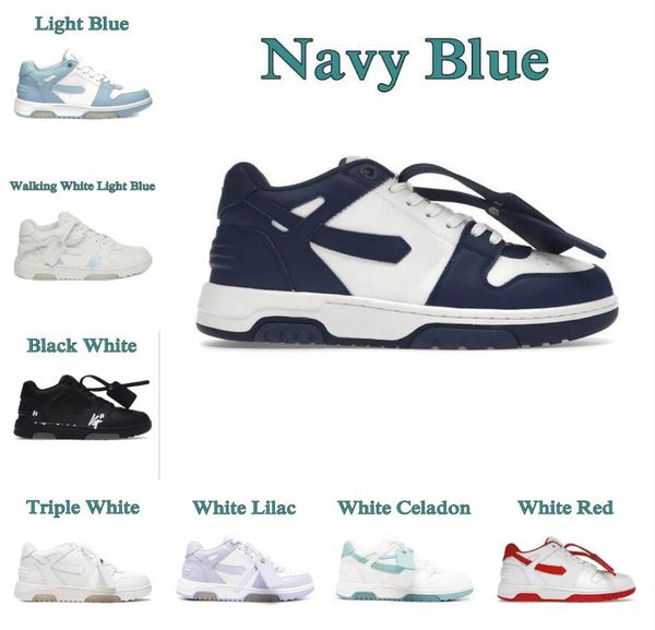 Luxury Out of Office Mens Womens Sneakers Shoes Designer Runner Sport Comfortable Leather Breathable Walking White Black Beige Skateboard Wa