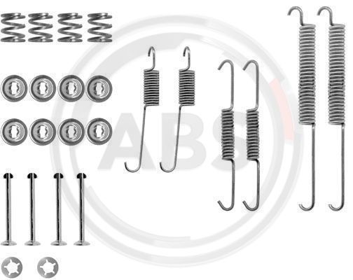 Accessory Kit, brake shoes A.B.S. 0678Q