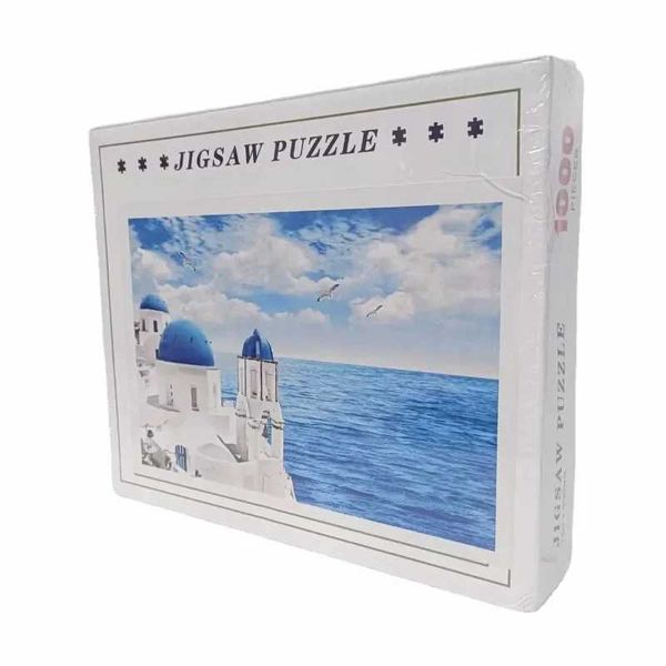 Puzzles Adult Jigs Puzzle 1000 Pieces Aegean Sea 75*50cm Stress Relief Entertainment Toys Paper Puzzles High Quality Christmas Gift