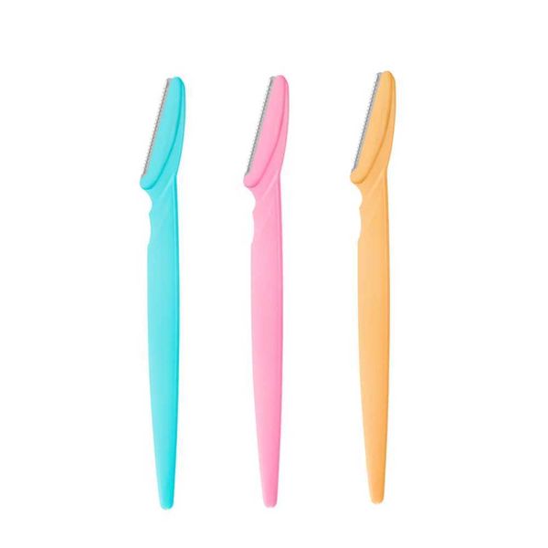 r 1PC-3PCS-5PCS Eyebrow Trimmer Blade Shaver Portable Face Razor Eye Brow Epilation Hair Removal Cutters Safety Razor Woman Makeup S2411147