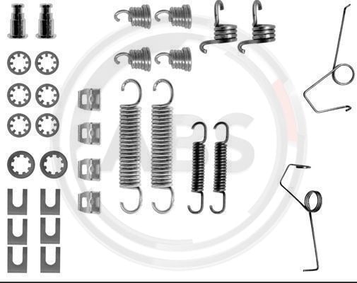 Accessory Kit, brake shoes A.B.S. 0686Q