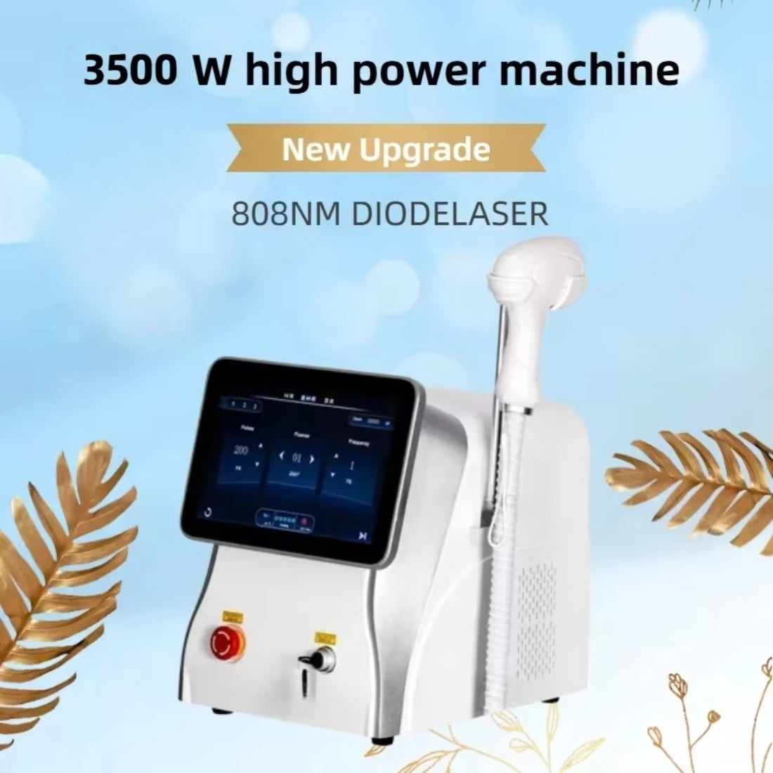 2025 New 3 Wavelength 755nm-808nm-1064nm Freezing Point laser permanent Painless Hair removal Machine Skin Rejuvenation Desktop