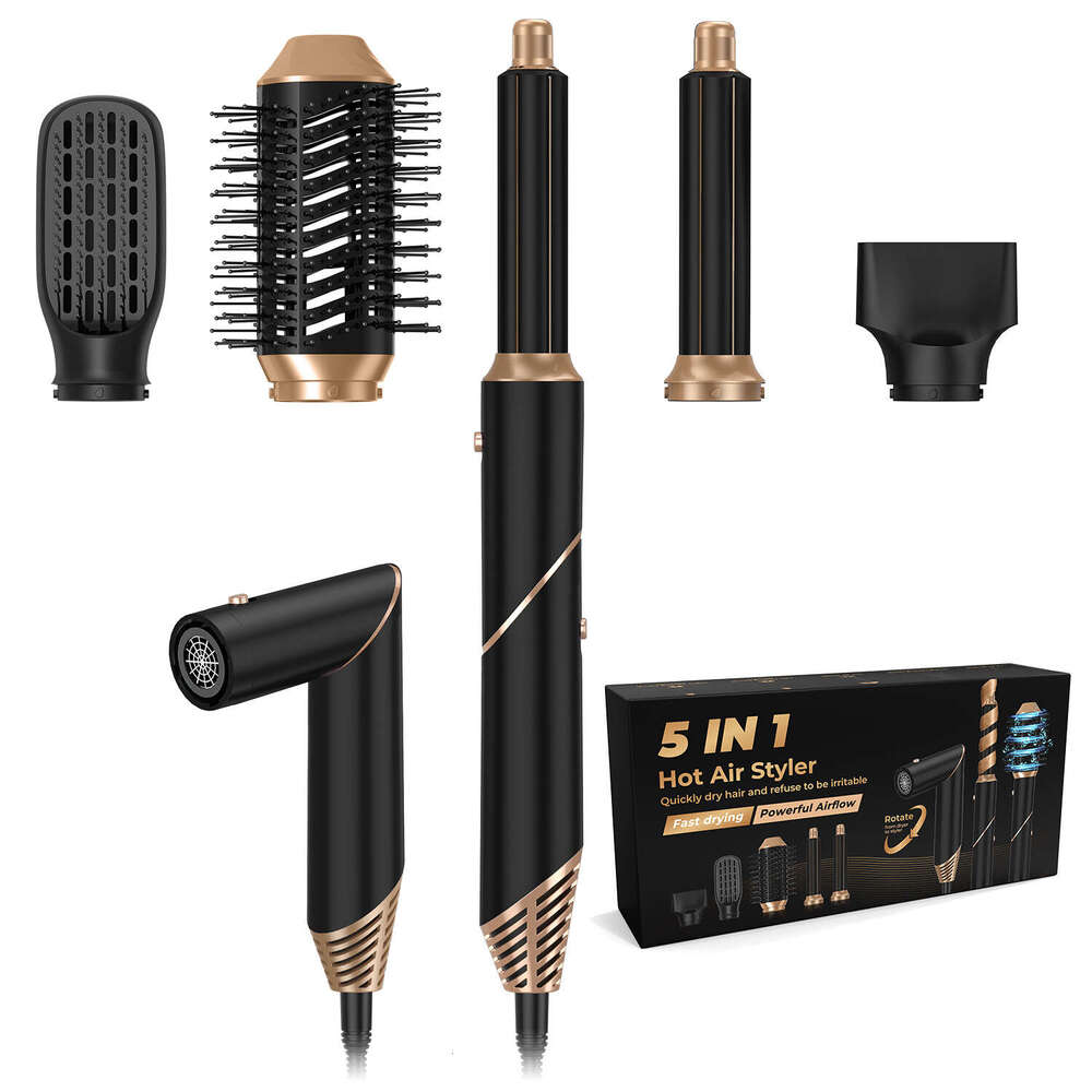 Well Known Brand Designer Foldable High Power Low Speed Wiredrawing Hot Air Comb Curling Iron Hair Straightener Dryer Thermostatic All In One Machin