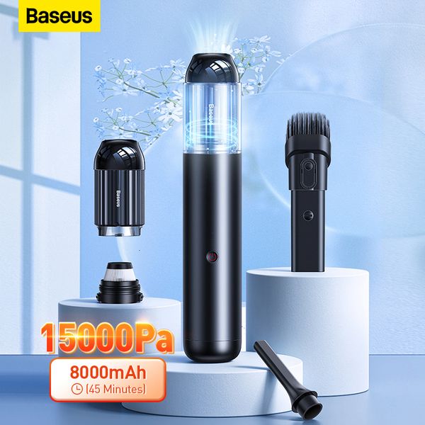 Other Household Cleaning Tools Accessories Baseus Vacuum Cleaner 15000Pa Wireless Portable Handheld 135W Strong Suction Car Handy Smart Home