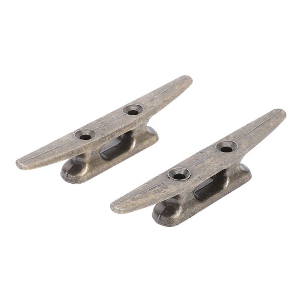 2pcs Open Base Zinc Alloy Light Weight Practical Boat Mooring Accessories Boat Cleats Boat Dock Cleats