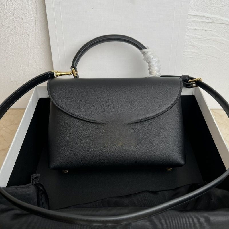 Master quality mirror quality soft cowhide handbag designer bag fabric printed bag high quality shoulder bag messenger bag