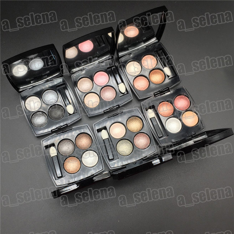 New 4 Color Eye Shadow Palette Glitter OMBRE A PAUPIEPES EFFETS MULTIPLES Shimmer Eyeshadow