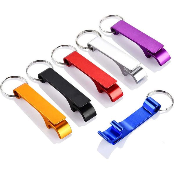 In Key 1 4 Ring Portable Chain Mini Bottle Opener Aluminum Alloy Kitchen Keychain Metal Beer Bar Tool Chain chain