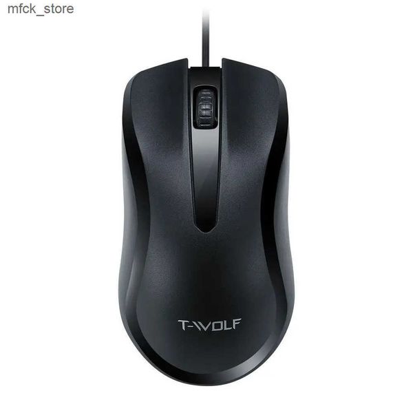 Mice USB Optical Wired Laptop Home Office Mouse Anti Slip Roller 3D 1000DPI Game Mause Computer Accessories For PC Desktop J241220