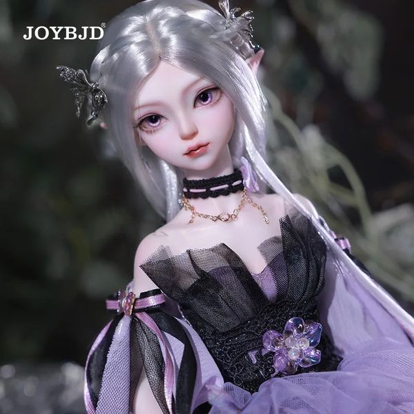 Joybjd Helki 1-4 Bjd LDS Unearthly Purple Dream Butterfly Elf Dolls The Jointed Doll Hair With Can Be Combed 231121