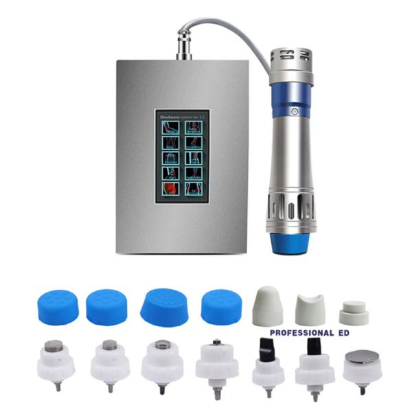 Beauty Items Wholesale Electric Impulse Massage Gun Shockwave Therapy Pain Relief Deep Muscle Relaxation With Silicone Head