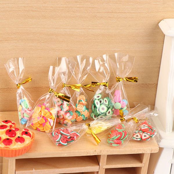 1:12 Dollhouse Miniature Dried Fruit Candy Snacks Food Model Kitchen Accessories For Doll House Decor Kids Pretend Play Toys