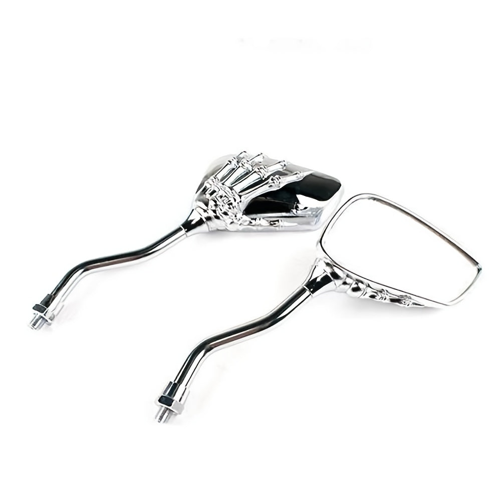 TEMU 1 Pair Sskeleton Hand Rearview Mirror, Cycling Modified Rearview Mirror, Reflective Mirror, Modified Accessories Bicycle