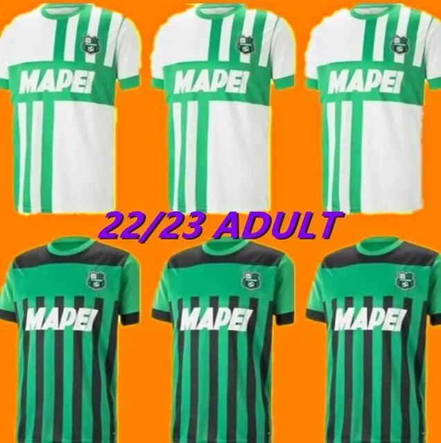 22-23 US Sassuolo SOCCER JERSEYS CAPUTO Berardi BOGA Locatelli 2022 2023home away Third Defrel Djuricic BOGA maglietta Calcio Traore FOOTBALL SHIRTS