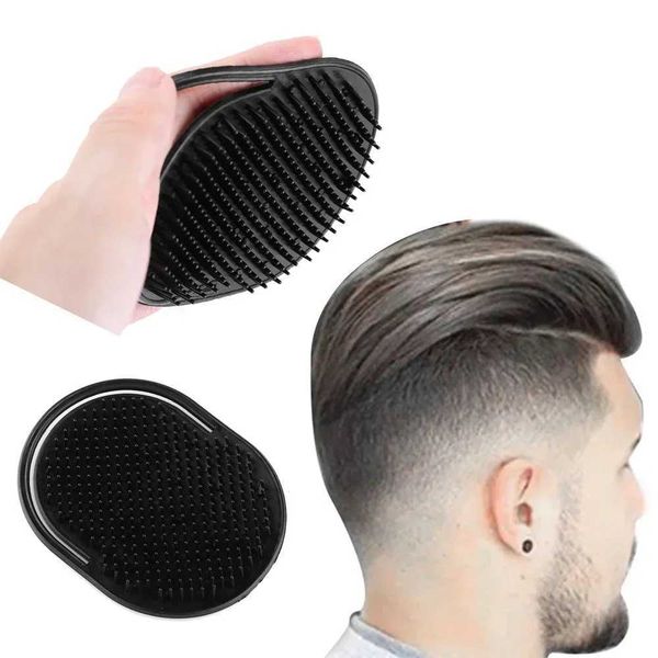 1 PCS Shampoo Comb Pocket Men Beard Michend Scalp Massage Black Hair Care Travel Tool portátil Ferramentas de estilo PEINE PARA BEBET250118