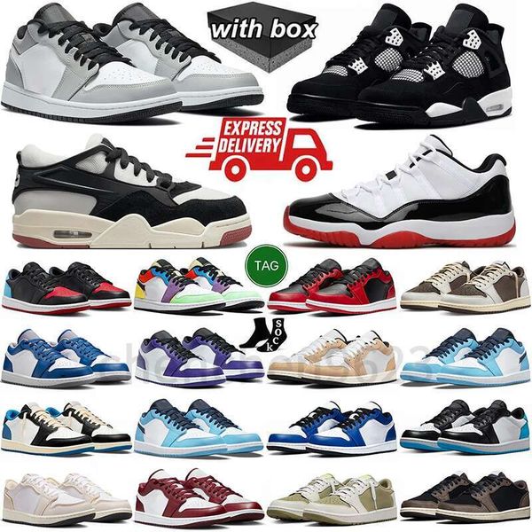 Basketball Shoes Designer 11 Military Black Cat 4 Men Women Sports 1 shoes sneakers1s Univity Blue Red Cement Thunder Pine Green White Oreo