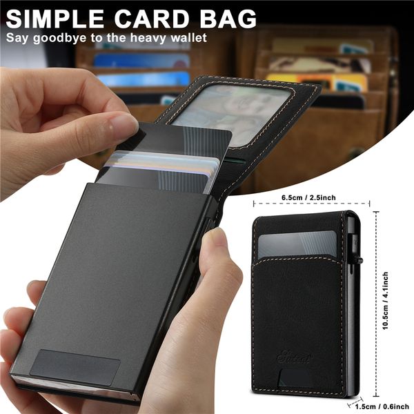Retro Magnetic Flip Card Bag Case for iPhone 16 15 14 13 12 Pro Max Samsung LG Google Multi-functional Multiple Card Slots Litchi Grain Leat