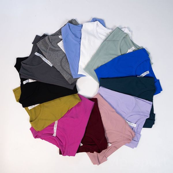 Women&#039;s Quick Dry Toga Fitness T-Shirts Summer sports short Tshirt sleeved Breathable Define Soft Sanding Popular Fashion Designer Comp