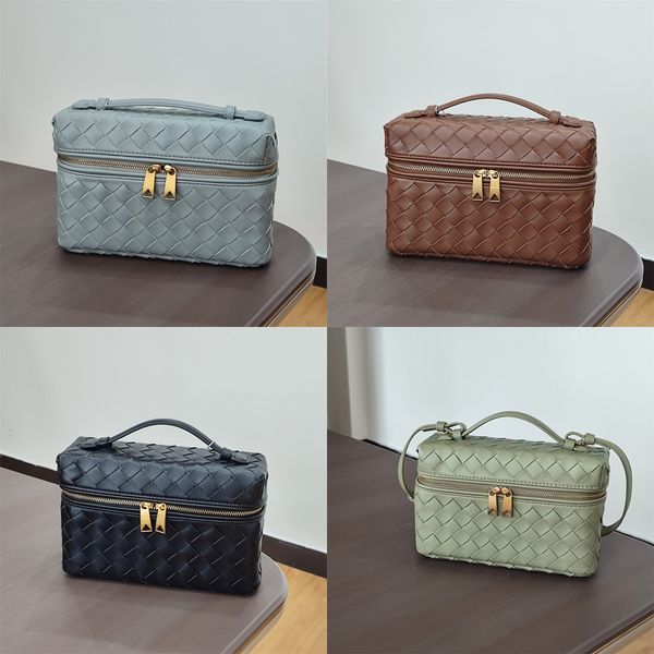 Designer bag Genuine Shoulder Bags Bang Vanity Intrecciato Leather Cosmetic Case Handmade Woven Cross body Bag Designer Fashion 2024 Purses