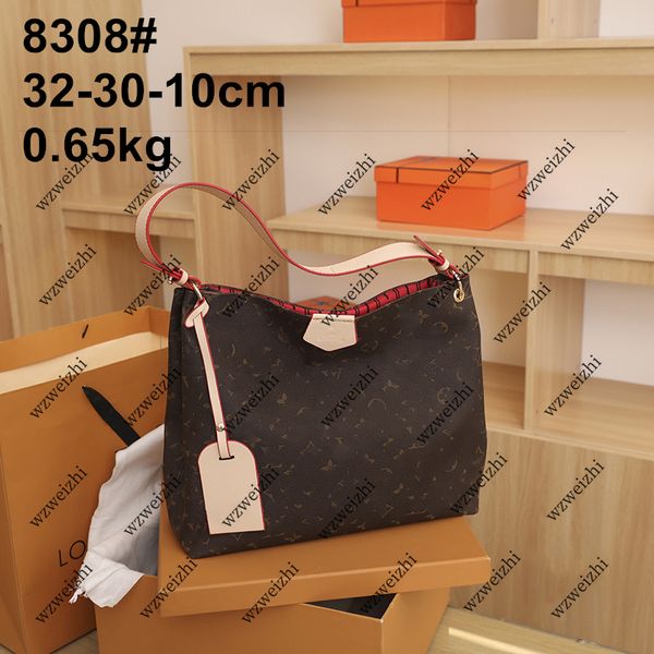 High Quality Designer bags Womens Luxurys Brown Flower Check Plaid Shoulder Bags Crossbody bags Handbags Messenger bag Shopping Bags Tote ba