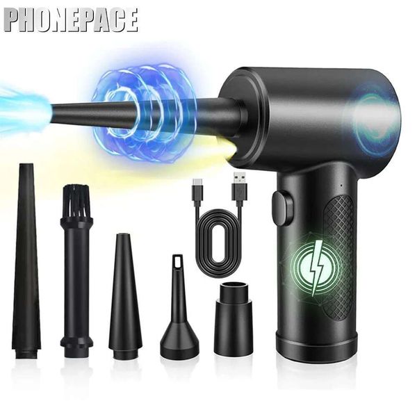 50000 RPM Compressed Duster Cordless Portable Rechargeable Wireless Electric Air Keyboard Electronics Cleaner Dust Blower