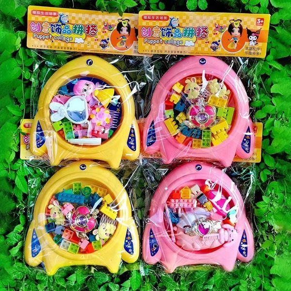 Factory direct sales 318-32 creative jewelry assembly children&#039;s toys, puzzle toy assembly