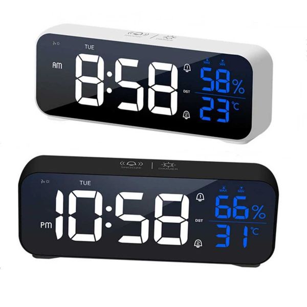 Upgrade your device and turn off decorations with this elegant and stylish LED alarm clock. This modern timeline has a temperature dial Y250
