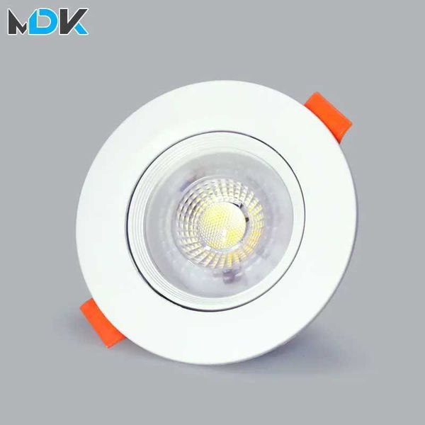 Embedded LED tube light with adjustable angle ceiling spotlight 3W 5W 7W 9W 12W rotating AC220V 110V indoor lighting CL240830