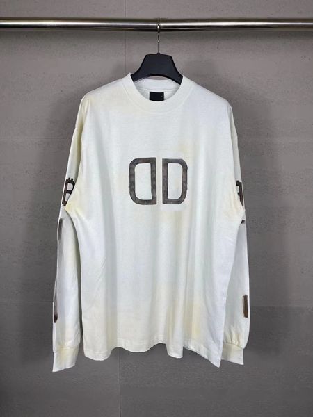 Sweatshirts in autumn winter knitting machine e Custom jnlarged detail crew neck cotton Designer hoodie y2k hoodie y2k Pullover Hoodie Warm