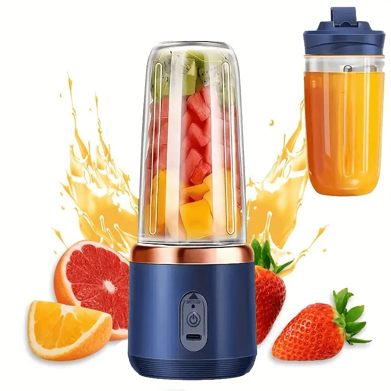TEMU Portable Usb Charging Juice Cup - Multi Functional Electric Blender Suitable For Smoothies, Ice Fragmentation, And Food - Ideal Christmas And