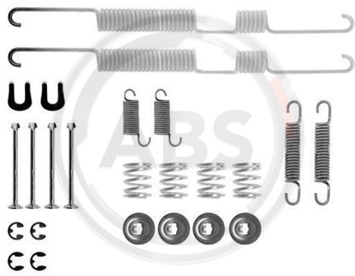 Accessory Kit, brake shoes A.B.S. 0730Q