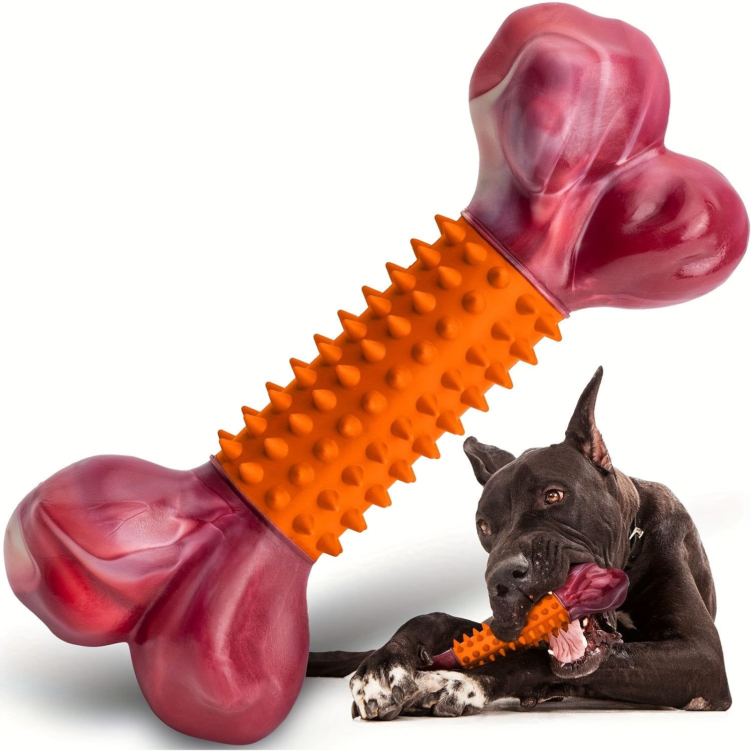 TEMU Aggressive Dog Chew Toys | Sturdy Dog Toys For Strong Chewers|indestructible Toys Chew Toys For Large Dogs Dog Toys Dog Interactive Toys Dog