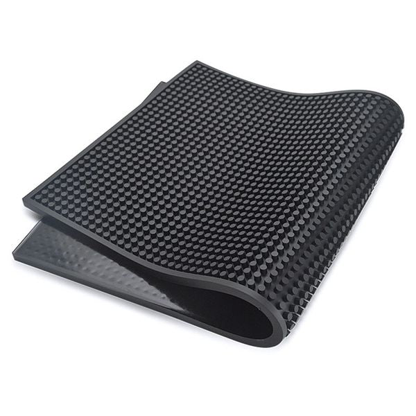 Black Bar Mat Rubber Bar Service Spill Mat Rubber Bar Mat Bar Runner Glass Drip Tray Beer Drink Rail Bars Service Mat