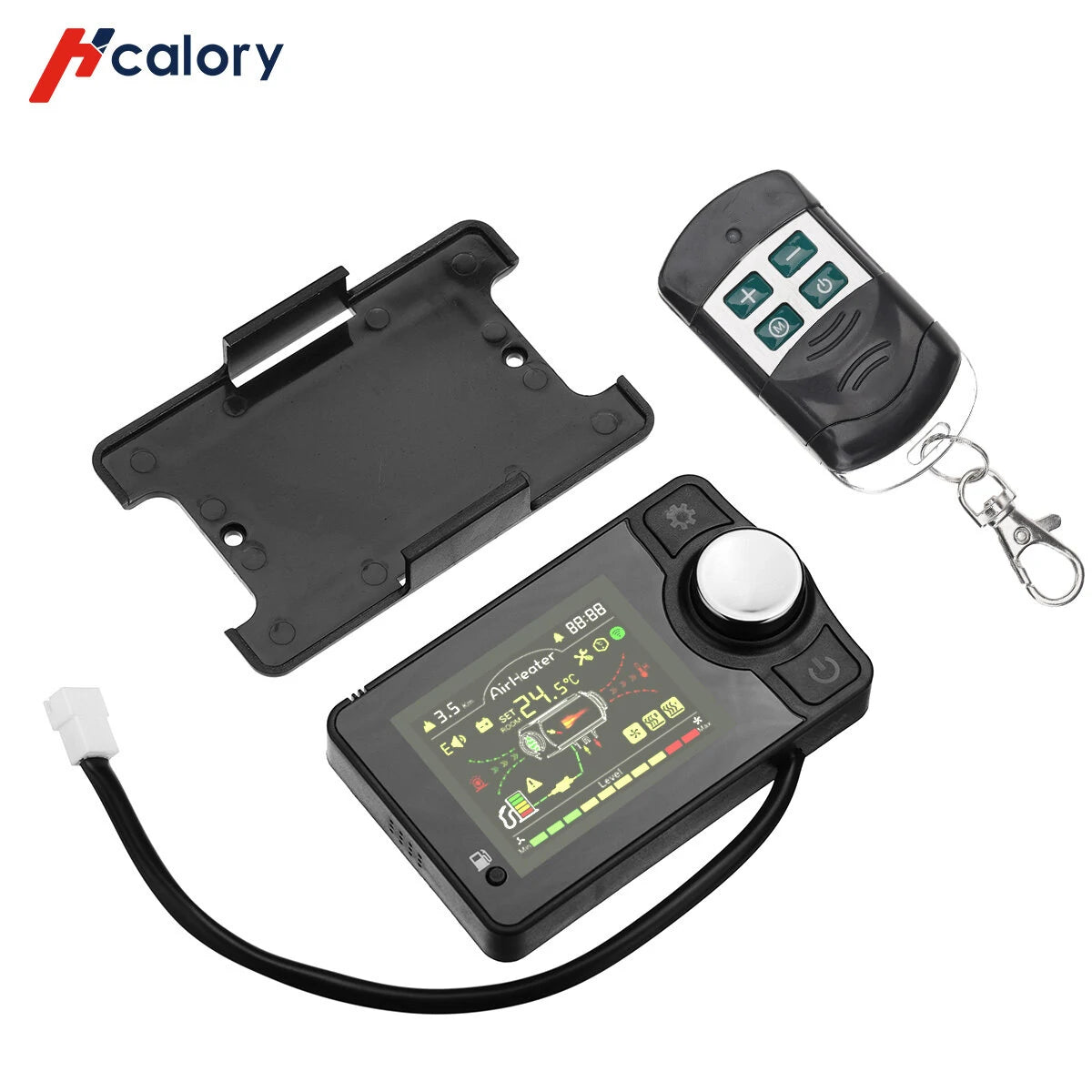 HCALORY bluetooth LCD Switch & Remote Control Parking Heater Accessories for 12V 24V Universal Voltage Models