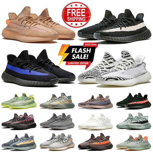 Free shipping women mens running shoes us 13 grey salt slate black bone white cream granite bred mono ice blue tint outdoor sports trainers