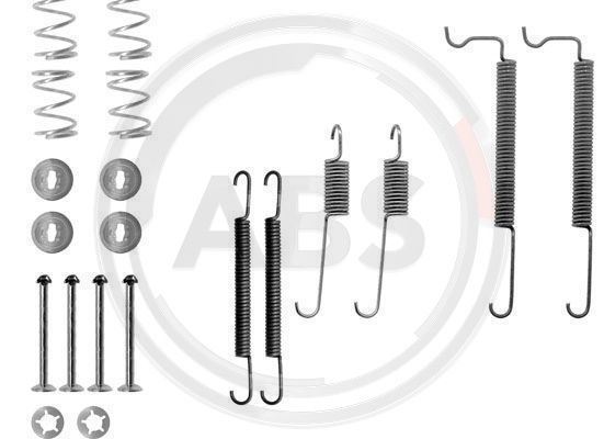 Accessory Kit, brake shoes A.B.S. 0744Q