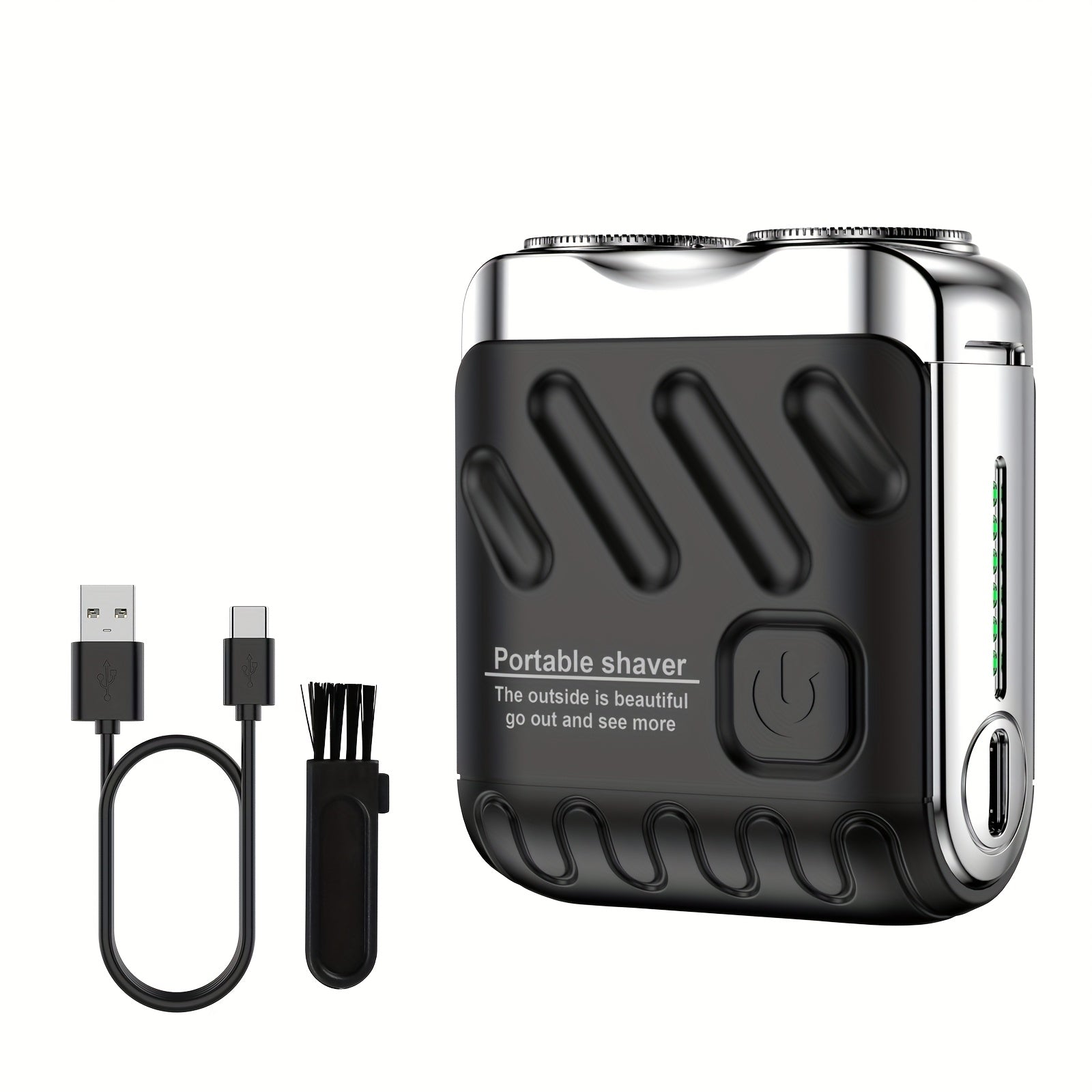 TEMU New Mini Version Electric Portable Floating Men's Electric Shaver, In , Clean Shaving, Usb Charging, Gift Option