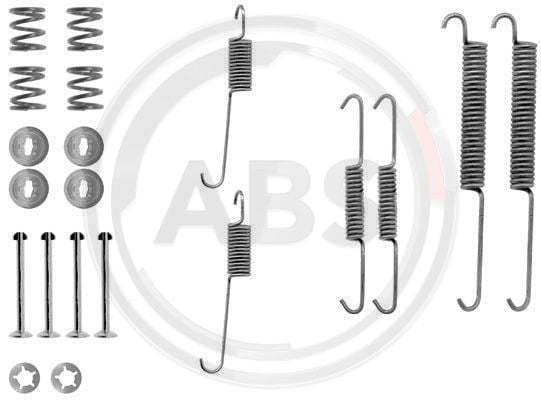 Accessory Kit, brake shoes A.B.S. 0754Q