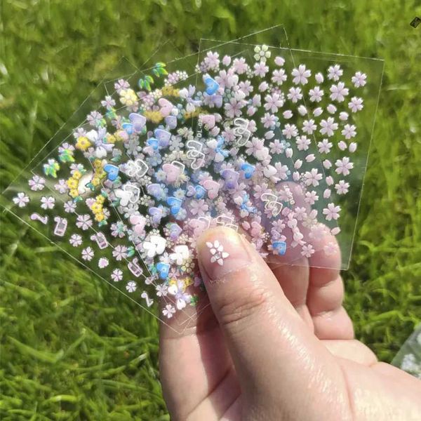 Cute and Lovely 3D Nail Decals Stickers - 30 Sheets of Adorable Nail Stickers for Unique Nail Art DesignsT250120