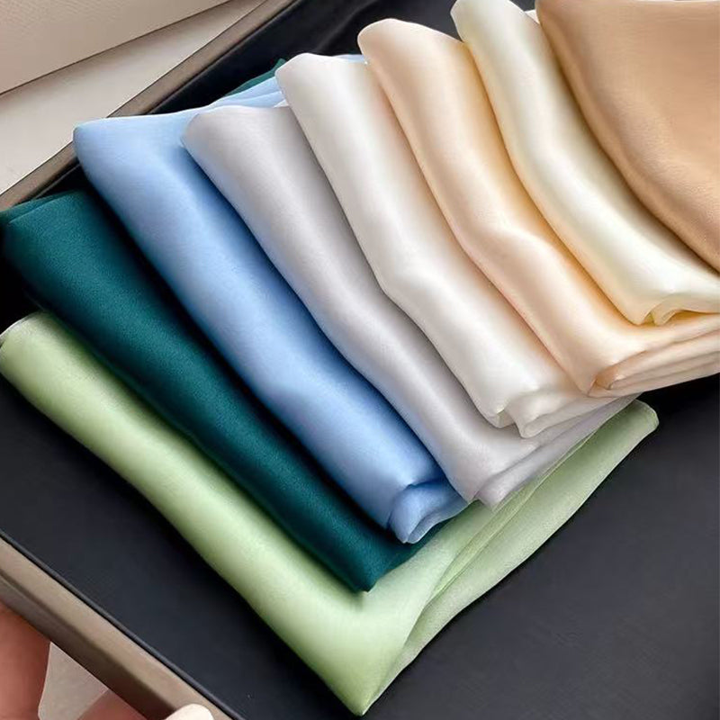 Fashion Square Scarves Women&#039;s Shawl Lightweight Silk Scarf Gift