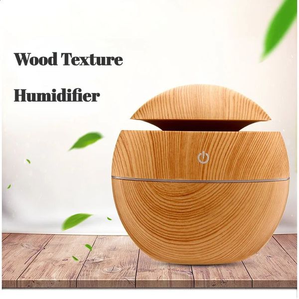 USB Ultrasonic Cool Mist Sprayer Essential Oil Fragrance Mini Home Wood Grain Air Humidifier Electric Air Aroma Diffuser Purifie 250113