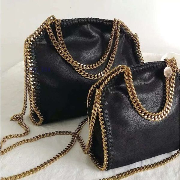 10A Mirror Quality Stella McCartney Fashionable fiber coated eco-friendly underarm bag mini shopping bag chain bag single shoulder crossbody