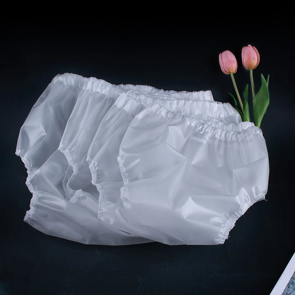 1pc Solid Color Waterproof Diaper for Adults Washable Reusable Diaper Care Pants Leakproof Pants Waterproof Eldly Diaper Cover 250825